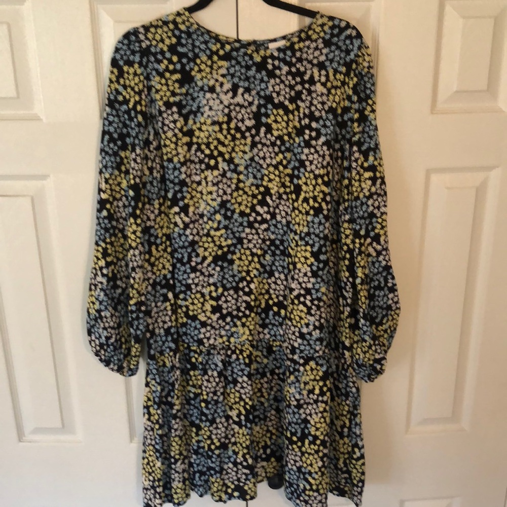 H&M Floral Knee Length Dress